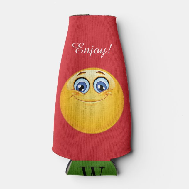 Porta-garrafa Sorria Emoticon Can Cooler - srf (Frente)