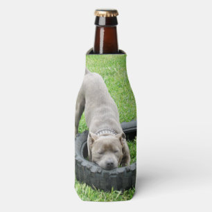 Porta-garrafa Staffy Brincando Com O Pneu,