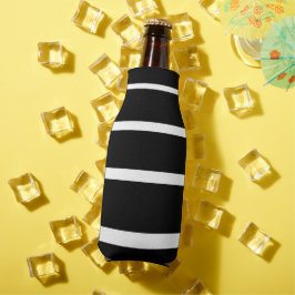 Porta-garrafa Stripes graduadas a preto e branco