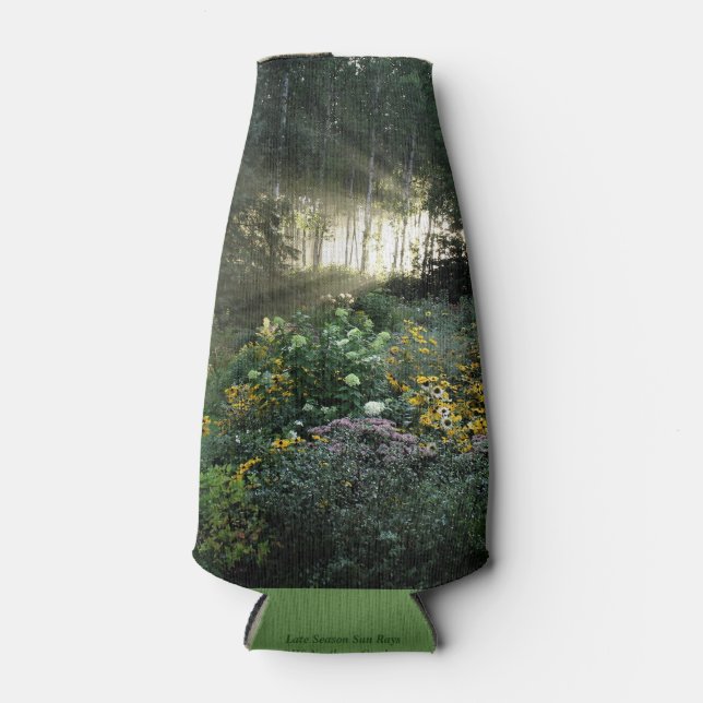 Porta-garrafa Sun Rays no fim do jardim de setembro (Frente)