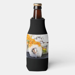Porta-garrafa Sushi em uma placa