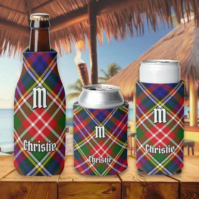 Porta-garrafa Tartan do Clã Christie (Criador carregado)