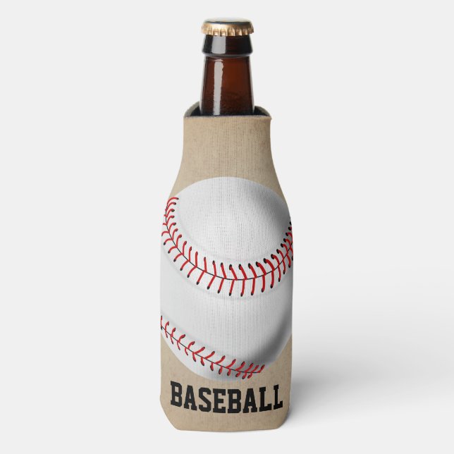 PORTA-GARRAFA TEMA BASEBALL (Frente da Garrafa)