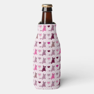 Porta-garrafa Teste padrão bonito das meninas do gatinho