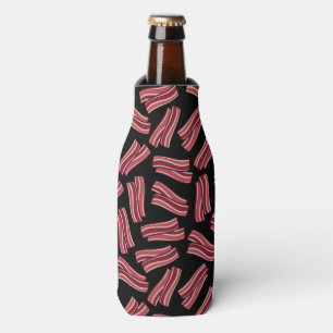 Porta-garrafa Teste padrão das tiras de bacon
