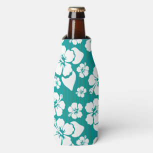 Porta-garrafa Teste padrão de flor havaiano do hibiscus