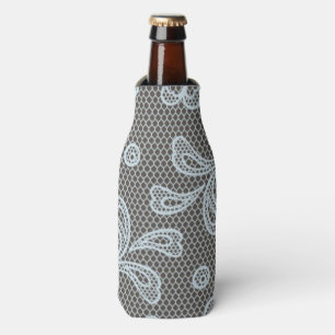 Porta-garrafa Teste padrão do laço, vintage 6 da flor