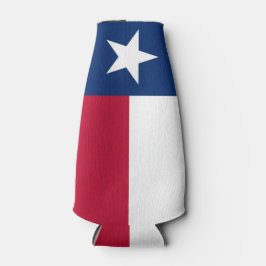 Porta-garrafa Texas Flag Name Bottle Cooler