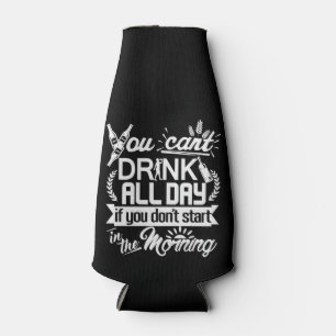 Porta-garrafa Tipografia de humor do Bebendo de Beer Party Perso