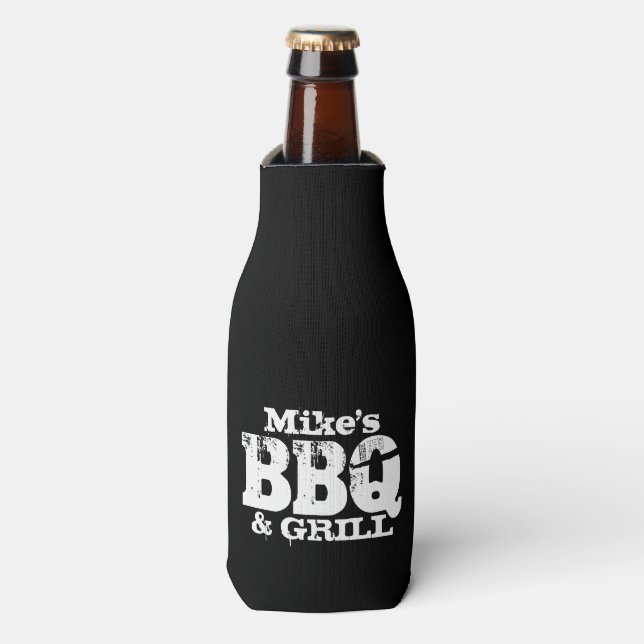 Porta-garrafa Titular personalizado de bebidas para CHURRASCO (Frente da Garrafa)