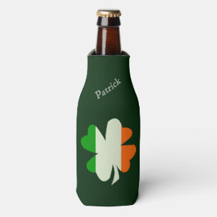 Porta-garrafa Trevo irlandês da bandeira personalizado