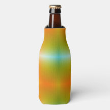 Um cooler de lata colorido com um design gradiente