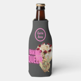 Porta-garrafa Vintage Cake Baking Queen