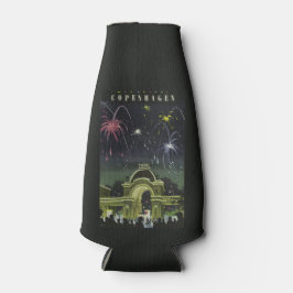 Porta-garrafa Vintage Copenhagen Dinamarca: refrigerador de garr