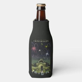 Porta-garrafa Vintage Copenhagen Dinamarca: refrigerador de garr