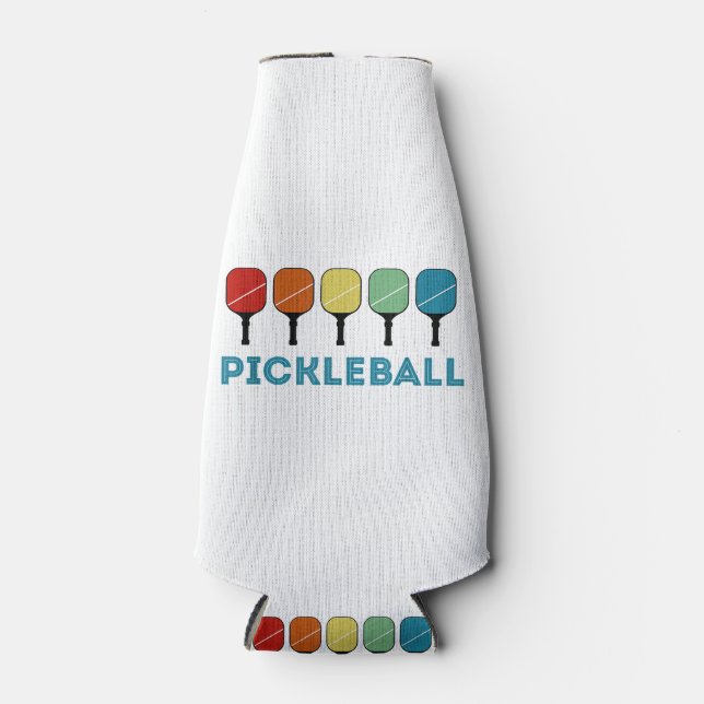 Porta-garrafa Vintage Retro Pickleball Funny (Frente)