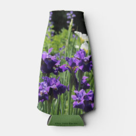 Porta-garrafa Violet Blue & White Siberian Iris