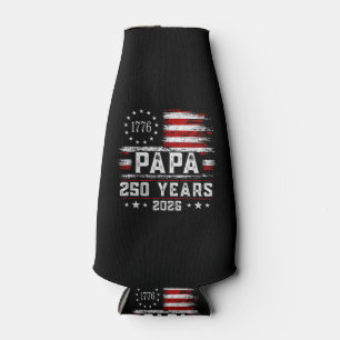 Porta-garrafa Vovô Americano Bandeira 250 Anos 4 de Julho Avô