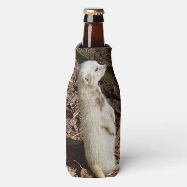 Porta-garrafa White Meerkat (Frente da Garrafa)