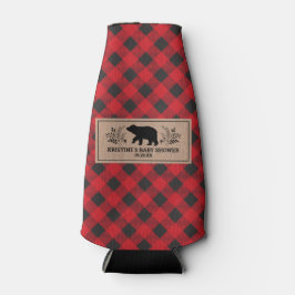 Porta-garrafa Xadrez Personalizada Kraft Lumberjack Buffalo