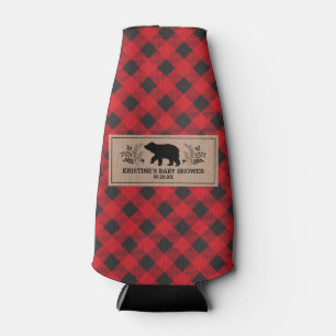 Porta-garrafa Xadrez Personalizada Kraft Lumberjack Buffalo