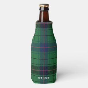 Porta-garrafa Xadrez Rústico Personalizado Davidson Tartan