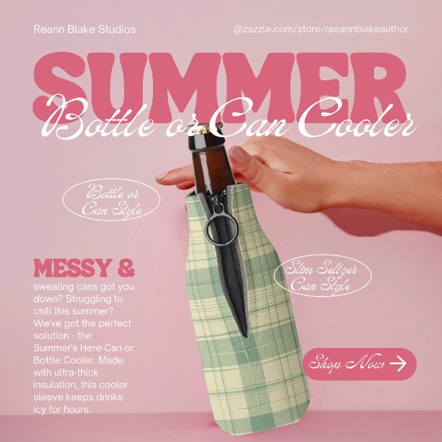 Porta-garrafa Xadrez verde ou refrigerador do frasco (Criador carregado)