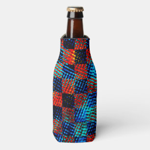 Porta-garrafa Xinglaranja, azul, falso sujo ou manchado.