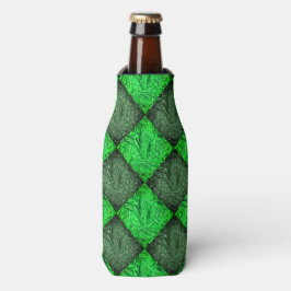 Porta-garrafa Xingverde falsa grama ou folhas de coqueiro.