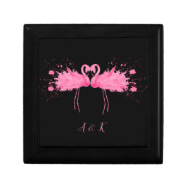 Porta-joias Love Flamingo Monographic
