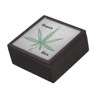 Porta Jóias Premium Caixa do Stash da folha da marijuana