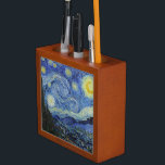 Porta-lápis A noite estrelado por Van Gogh<br><div class="desc">A noite estrelado por Van Gogh. 
Visite por favor minha loja para um design mais interessante e mais => bem escolhido zazzle.com/iwheels* da cor</div>