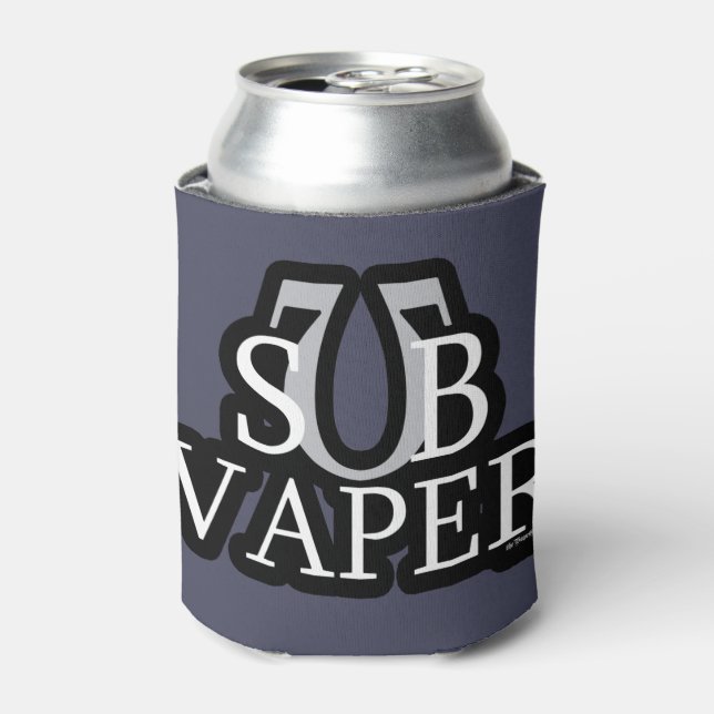 Porta-lata Ω VAPE | Sub Ohm Vaper pela VapeGoat™ (Can Front)