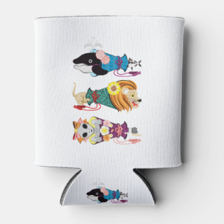 PORTA-LATA 動物メガホン…魚・猫・女子（リメイク）