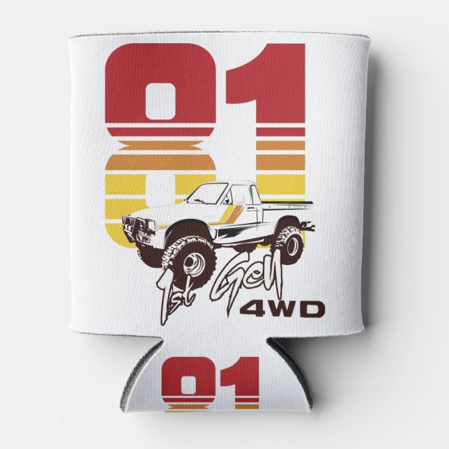 Porta-lata 1rua Gen 1981 Toyota 4WD Truck (Frente)