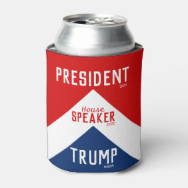 Porta-lata 2022 House Auto-falante Trump Presidente 2024