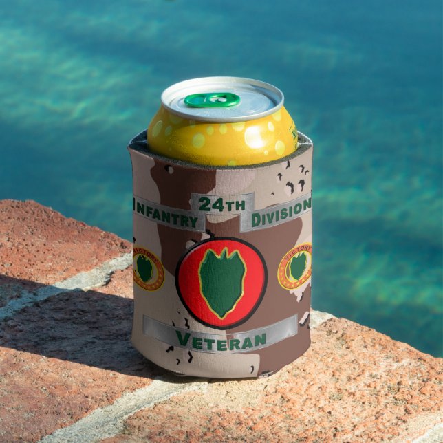 Porta-lata 24ª Divisão de Infantaria Tempestade no Deserto Ve (Piscina in situ)