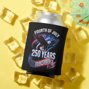 Porta-lata 250º Aniversário EUA 1776-2026 Patriótico American