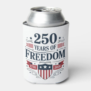 Porta-lata 250 Anos De Liberdade 1776 2026 250º 4 De Julho