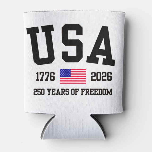 Porta-lata 250th Anniversary United States (Frente)