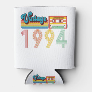 Porta-lata 27º Aniversário da Vintage Retro 1994 Cassette T
