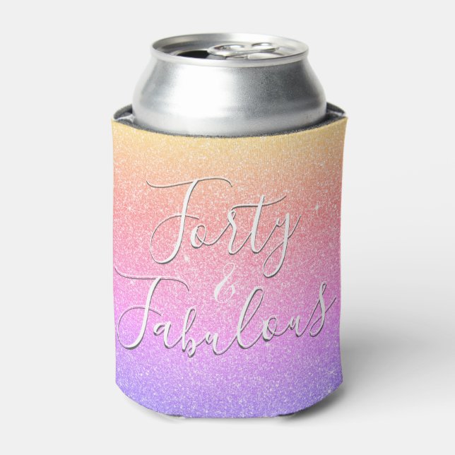 Porta-lata 40 e Fabulosa Brilhante Sparkle Glitter (Can Front)