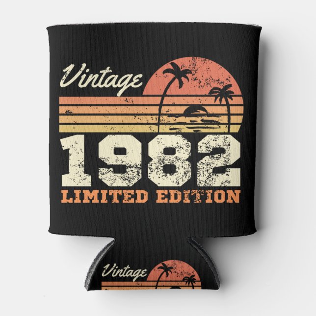 Porta-lata 41ruas Aniversário Vintage 1982 (Frente)