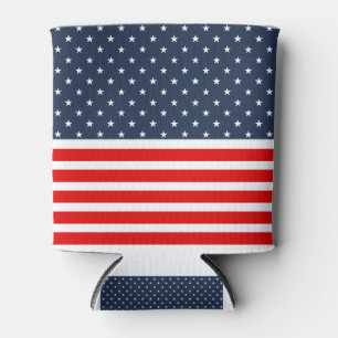 Porta-lata 4 de julho bandeira americana