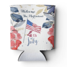 4 de julho Bandeira Personalizada Na moda