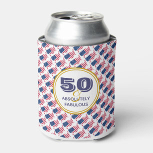 Porta-lata 50 Absolutamente Fabuloso ESTADOS UNIDOS EUA Monog