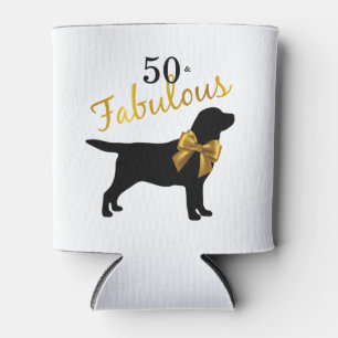 Porta-lata 50 anos e fabuloso - Cachorros - Dourado laboratór