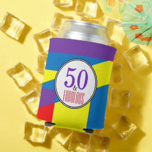 Porta-lata 50 E Fabuloso Padrão de Stripes