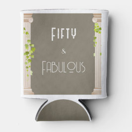 Porta-lata 50 Fabuloso Tema Grego Elegante de Aniversário Bro