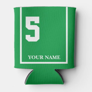 Porta-lata 5 Verde com sela branca e sela de cavalo personali